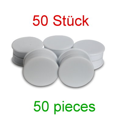50 Pin Board Magnets 25 mm, White, Special Price