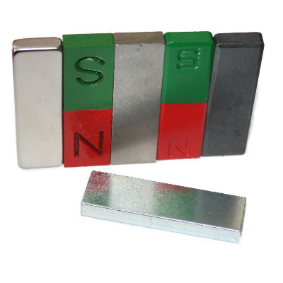 Set Of 5 Block Magnets 50 mm