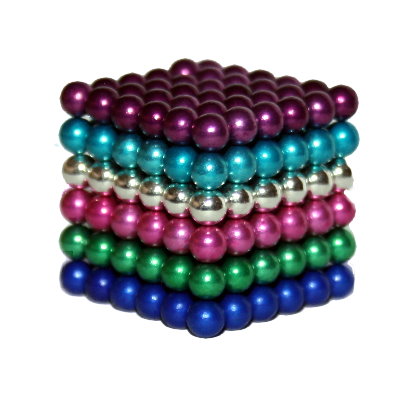 216 Sphere Magnets 5 mm Six Colours - Topprice