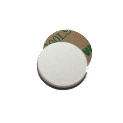 Metal Disc 20 mm Self-Adhesive White