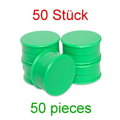 50 Pin Board Magnets 30 mm, Green, Special Price