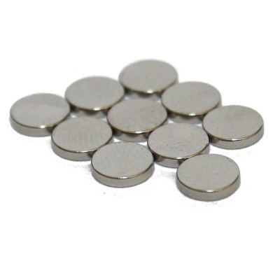Disc Magnet 5x1 mm N45 Nickel