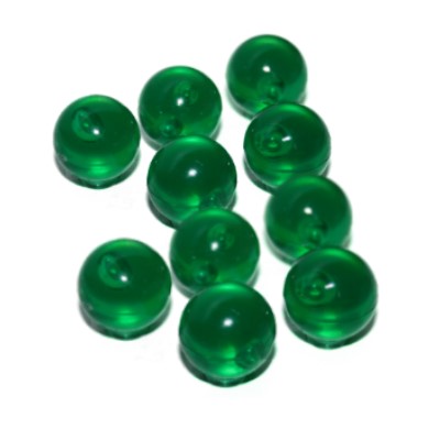 10 "Bubbles": Acrylkugeln mit Neodymmagnet 16 mm grün