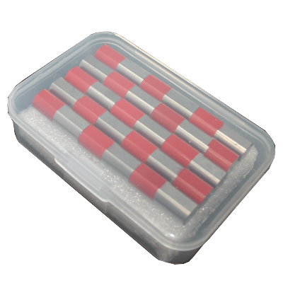15 Rod Magnets 8.5x23.3 mm AlNiCo Red