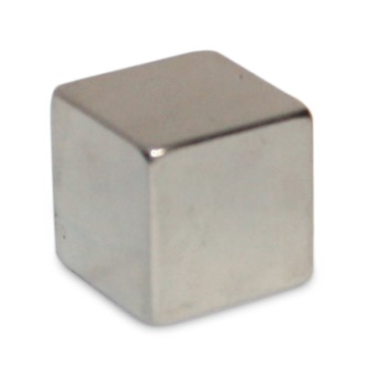Cube Magnet 15 mm N42 Nickel
