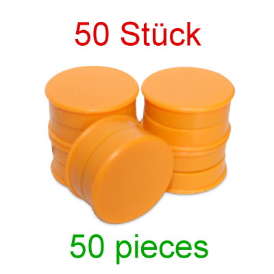 50 Pin Board Magnets 30 mm, Orange, Special Price