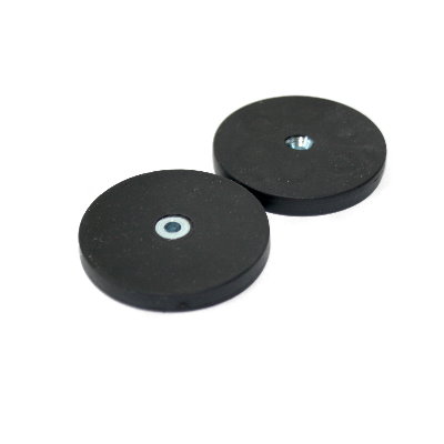 Magnet Assembly 43 mm, Rubber Coated, Countersunk