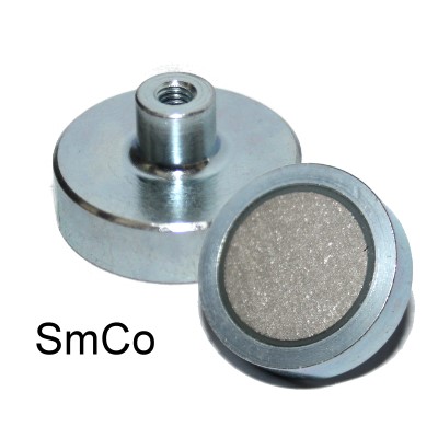 Topfmagnet 25 mm Typ D, E oder F mit SmCo