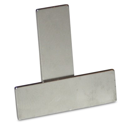 Quadermagnet 25x8x1 mm N48 Nickel