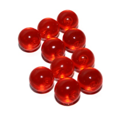 10 'Bubbles': Acrylic Spheres With Neodymium Orange