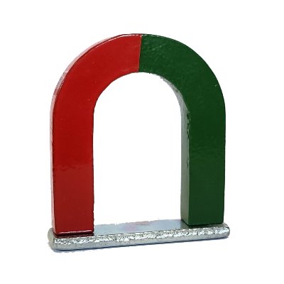 Horseshoe Magnet 42 mm Al5 Red And Green