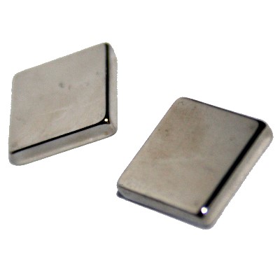 Block Magnet 10x10x2 mm N52 Nickel
