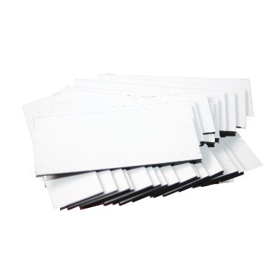 25 Magnetic Tapes 15x50 mm White