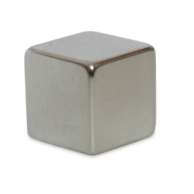 Cube Magnet 12 mm N48 Nickel