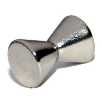 Cone Magnet 7-3x5 mm N45 Nickel