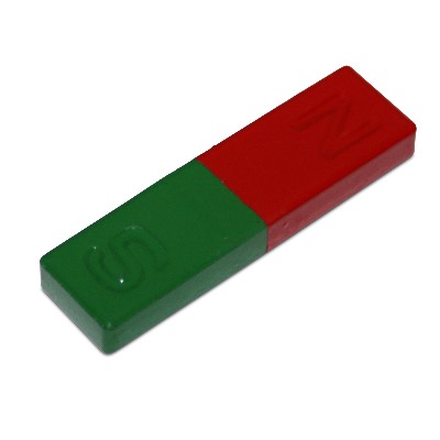 Block Magnet 50x15x6 mm Y10 Red And Green