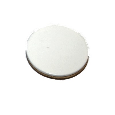 Metallscheibe 30 mm selbstklebend weiß